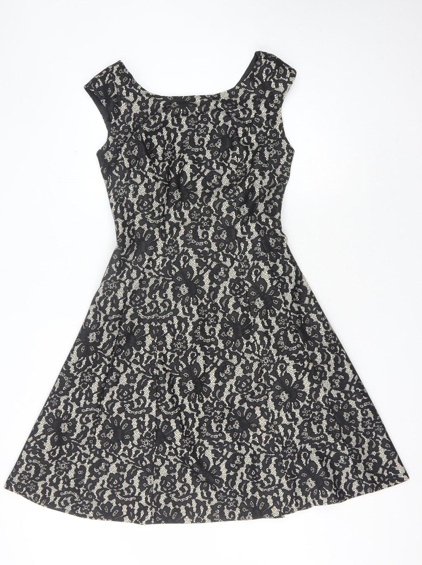 Phase Eight Women's Black A-Line Dress Size 12