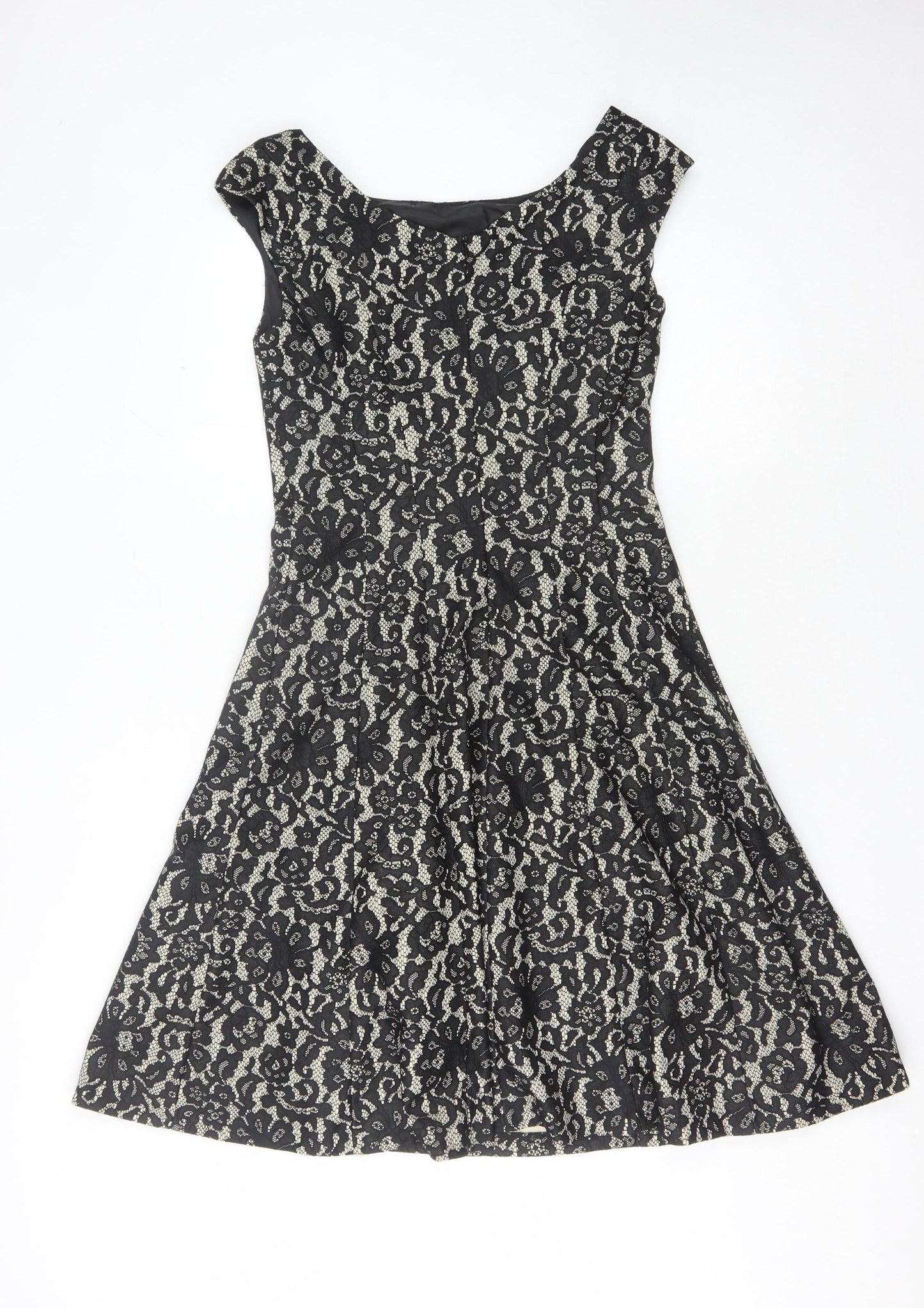 Phase Eight Women's Black A-Line Dress Size 12