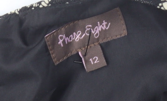 Phase Eight Women's Black A-Line Dress Size 12