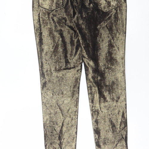 Reiss Gold Women's Trousers Size 8