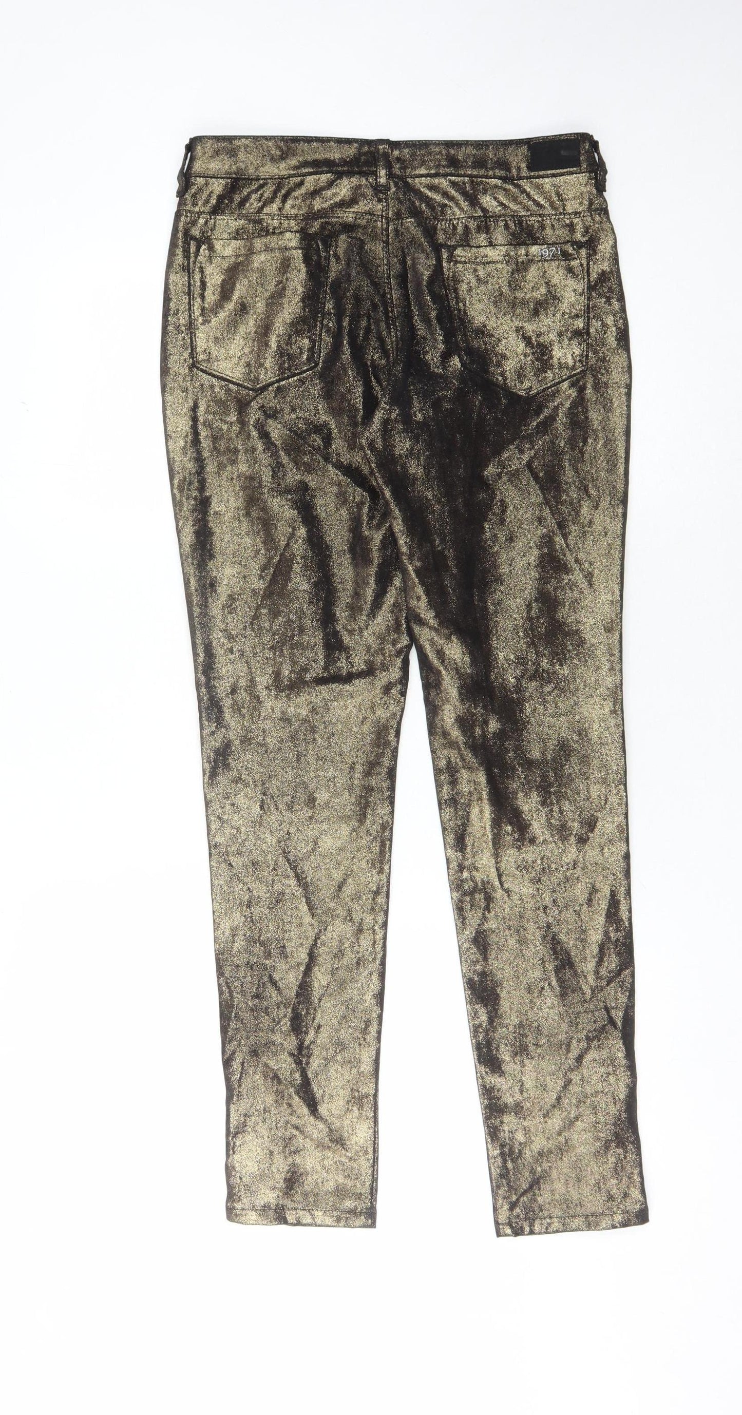 Reiss Gold Women's Trousers Size 8