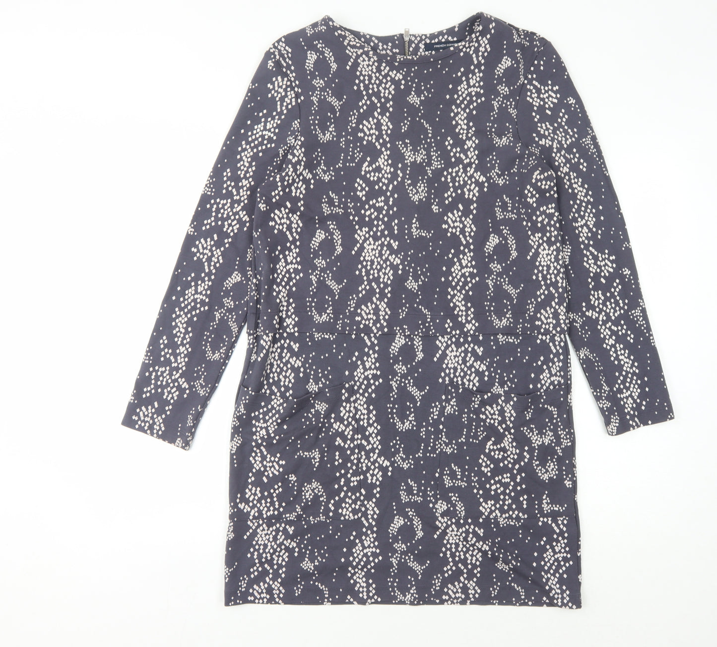 French Connection Women's Grey Dress Size 12