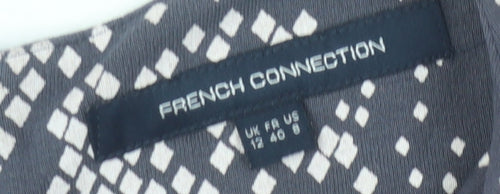French Connection Women's Grey Dress Size 12