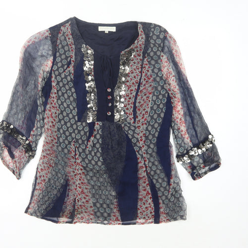 Rocha John Rocha Women's Multicoloured Sequin Tunic Blouse