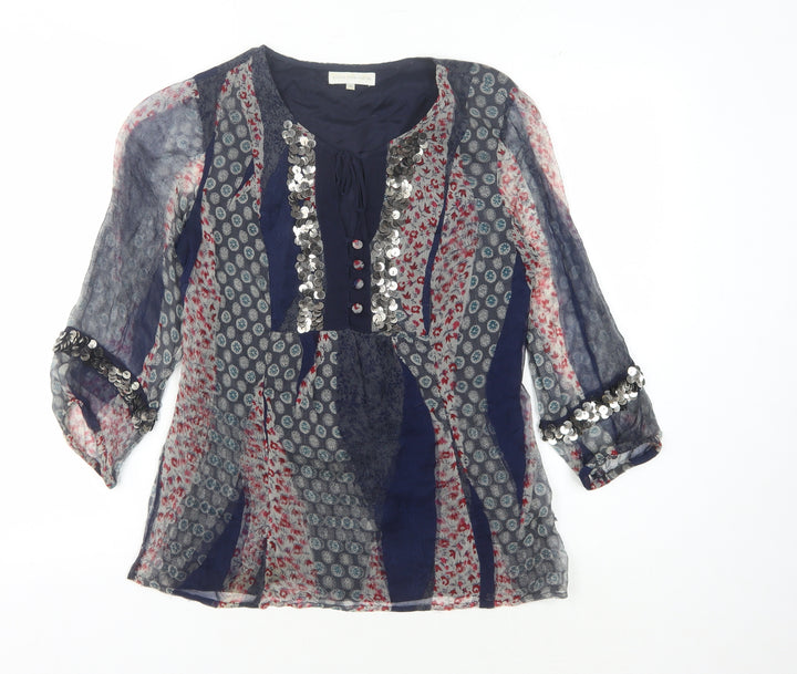 Rocha John Rocha Women's Multicoloured Sequin Tunic Blouse