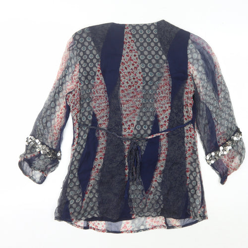 Rocha John Rocha Women's Multicoloured Sequin Tunic Blouse