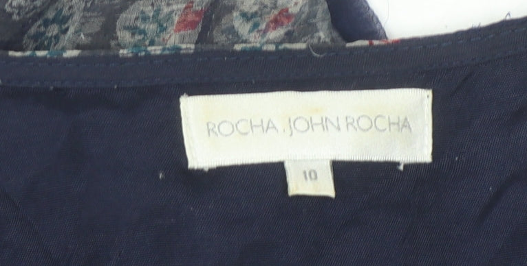 Rocha John Rocha Women's Multicoloured Sequin Tunic Blouse