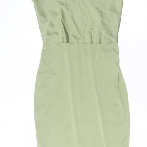 Oh Polly Women's Green Slip Dress Size 12