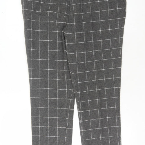 Asos Grey Check Men's Trousers L Casual