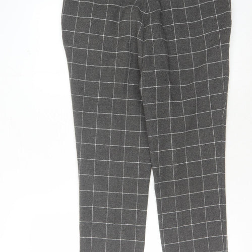 Asos Grey Check Men's Trousers L Casual