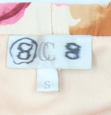 Women's Multicoloured Floral Long Skirt, Size S