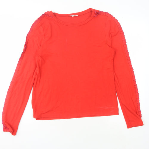 Great Plains Women's Red Long Sleeve Top Size 10