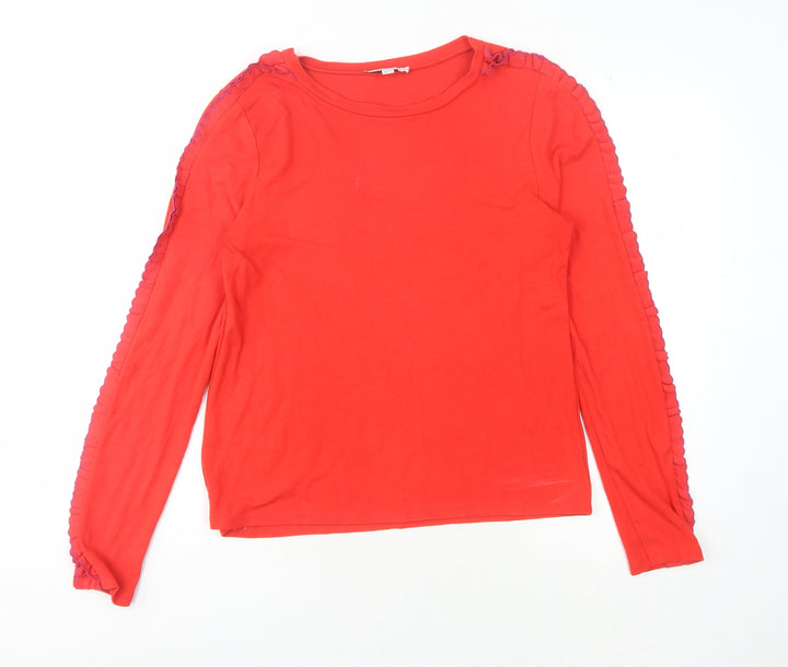 Great Plains Women's Red Long Sleeve Top Size 10