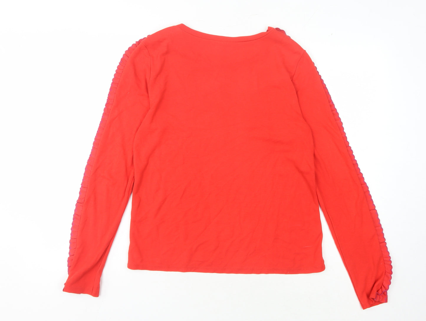 Great Plains Women's Red Long Sleeve Top Size 10