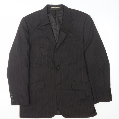 Next Men's Grey Striped Suit Jacket 42R Regular
