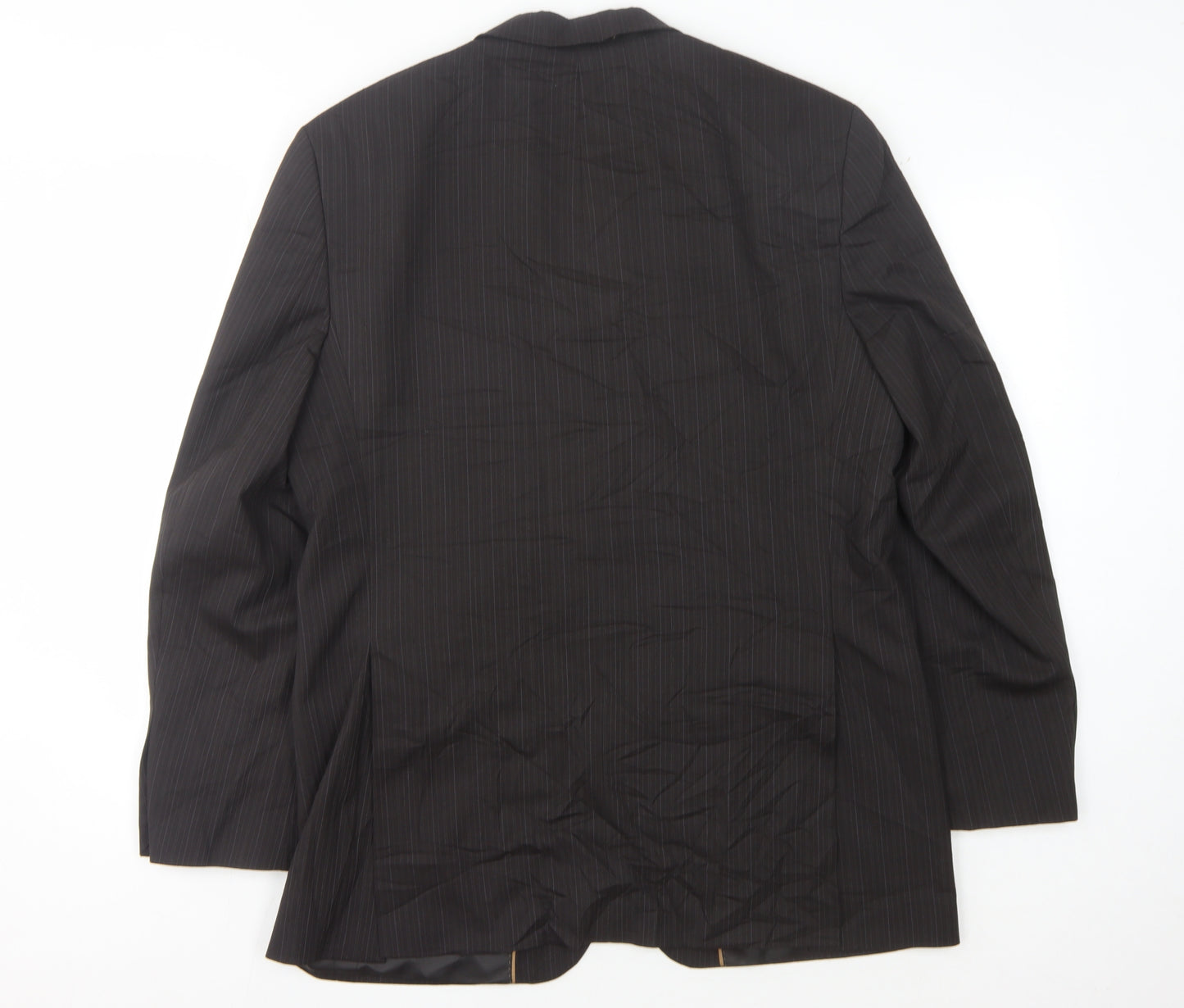 Next Men's Grey Striped Suit Jacket 42R Regular