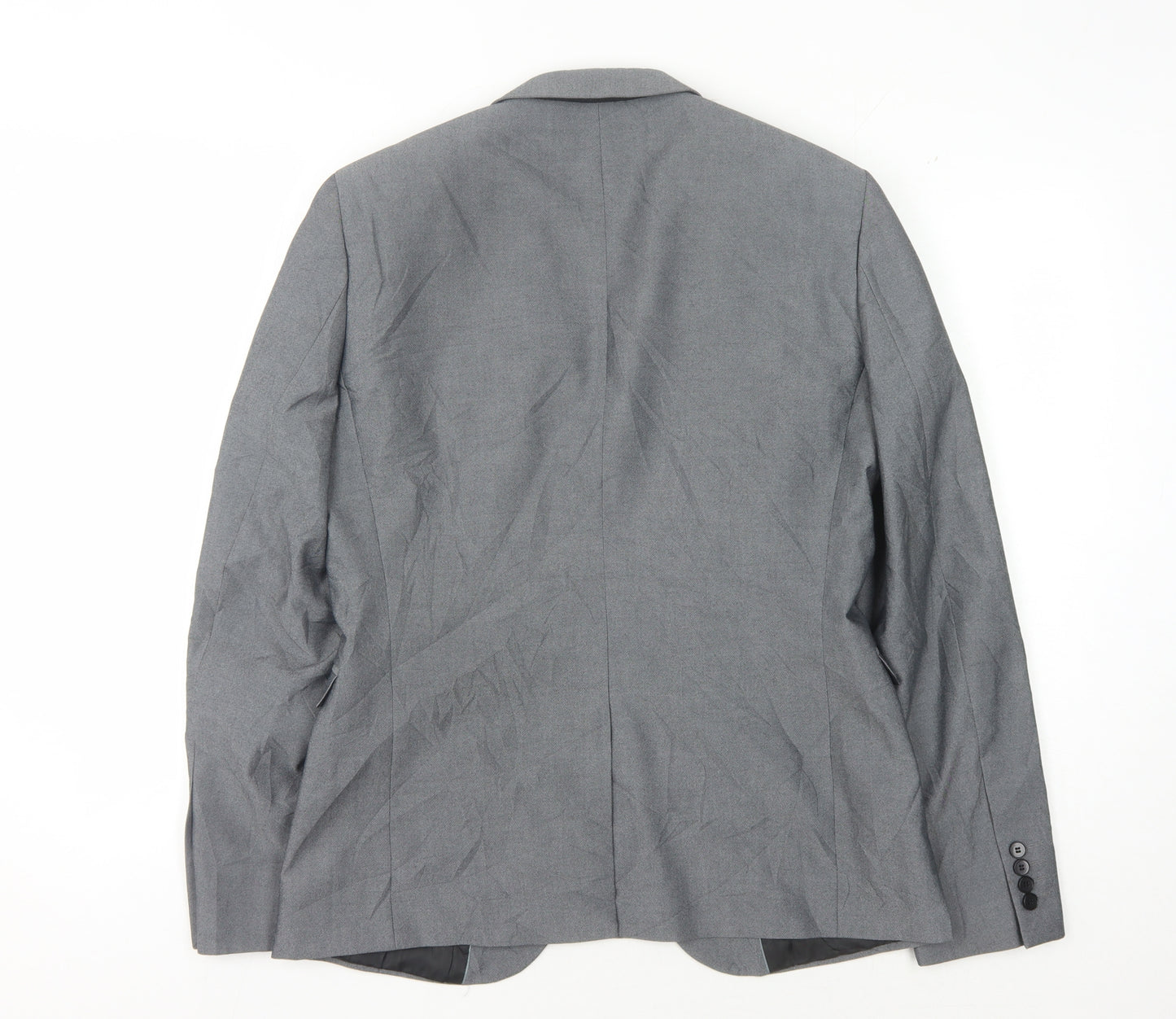 Burton Menswear Grey Slim Fit Suit Jacket 38R