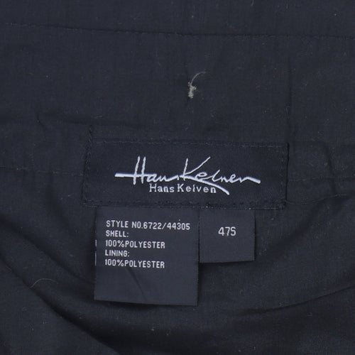Hans Kelven Men's Grey Trousers, Flat Front 47S