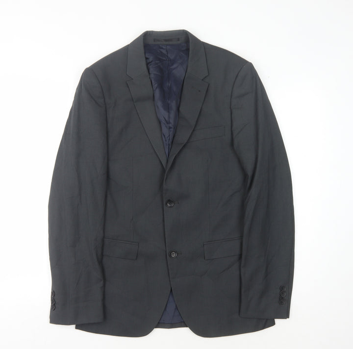 Topman Men's Grey Blazer, 36R Formal, Excellent Condition