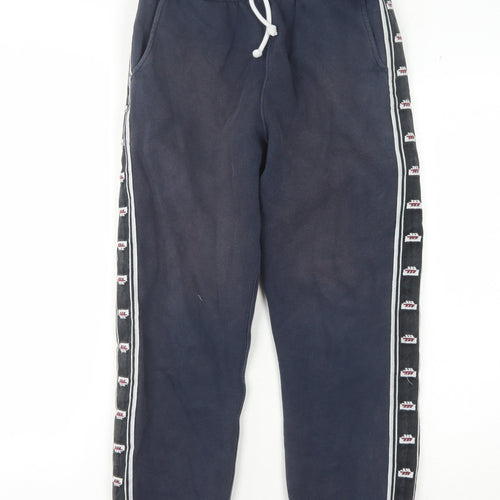 Element Men's Blue Joggers - Small, Logo, Drawstring