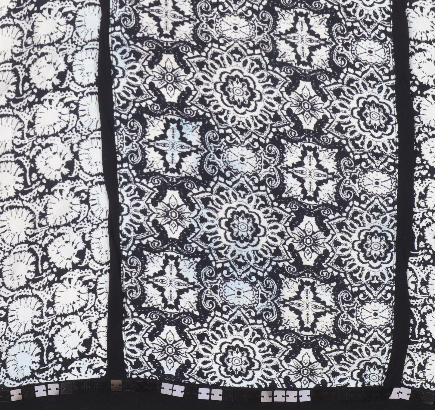 Rocha John Rocha Women's Black Geometric Blazer, Size 12