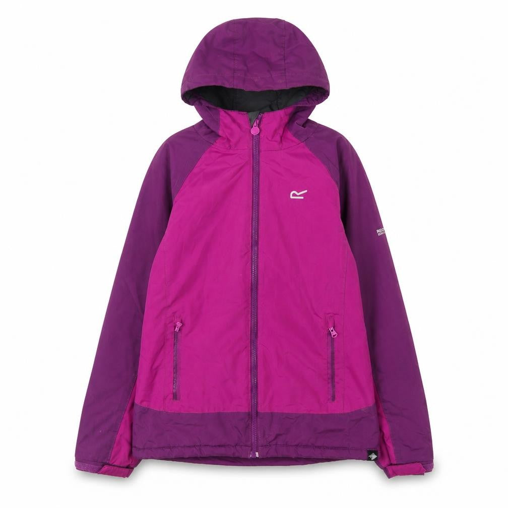 Regatta Girls Purple Waterproof Rain Coat 11 Years