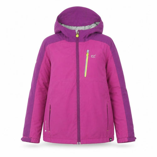 Regatta Girls Purple Ski Jacket Size 12 Hooded Winter
