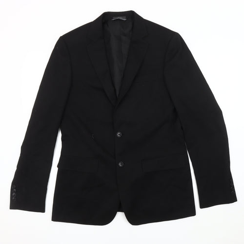 Marks and Spencer Men's Black Slim Fit Blazer M 38L