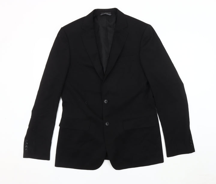 Marks and Spencer Men's Black Slim Fit Blazer M 38L