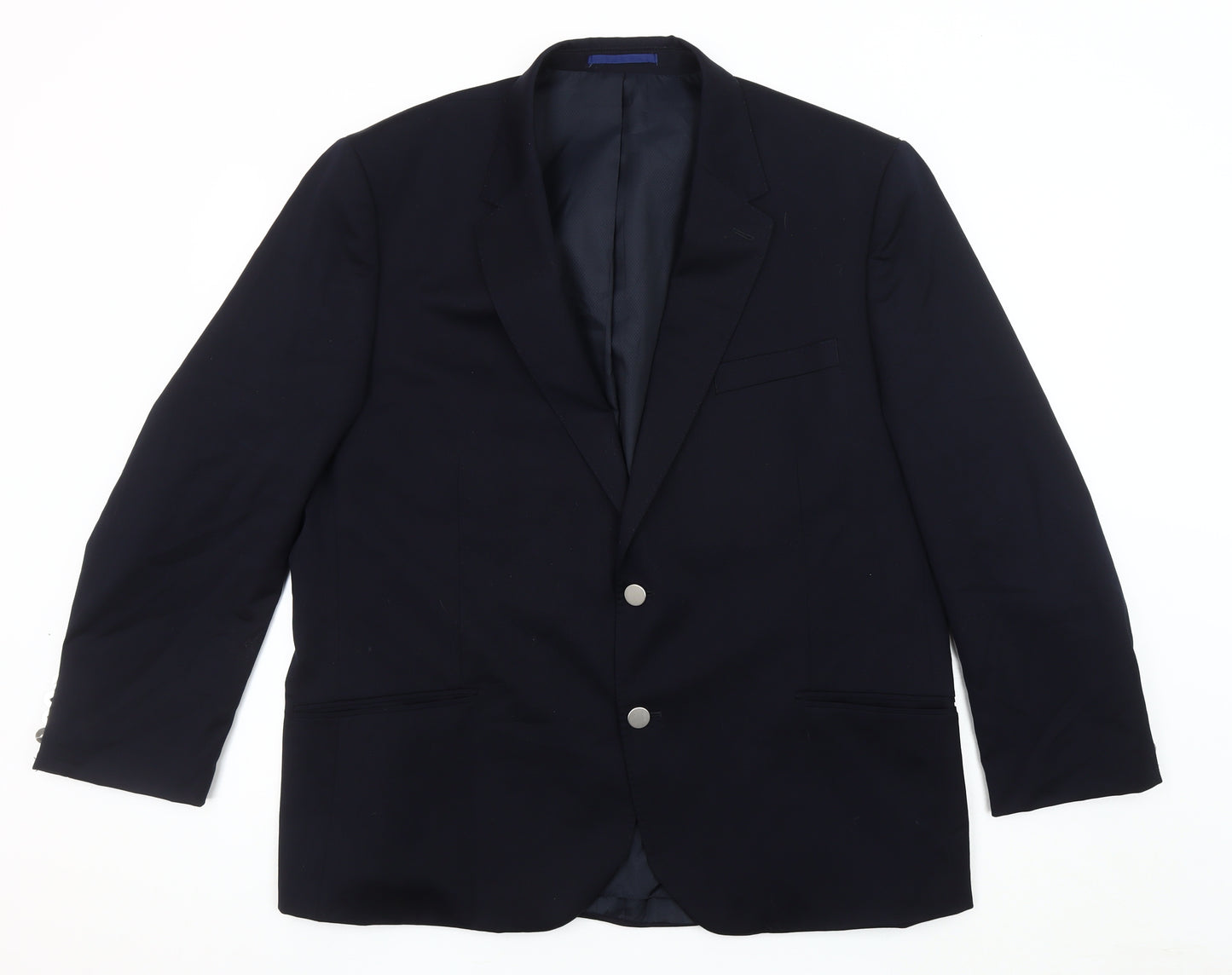 Marks & Spencer Men's Blue Suit Jacket 46R Classic Fit