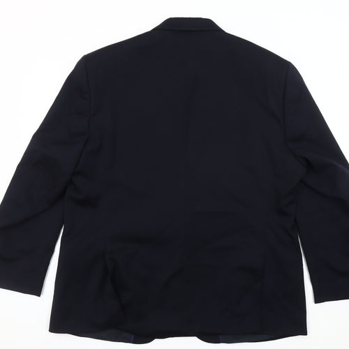 Marks & Spencer Men's Blue Suit Jacket 46R Classic Fit