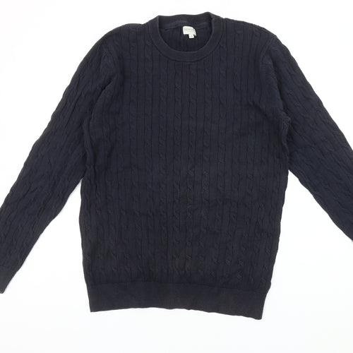 Racing Green Men's Black Medium Pullover Jumper