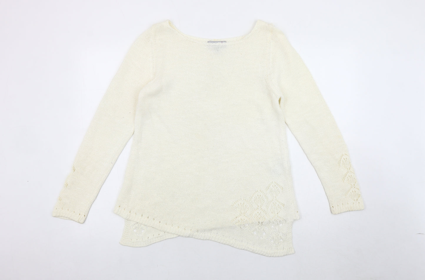 Marks and Spencer Women's Ivory Pullover Jumper Size 12