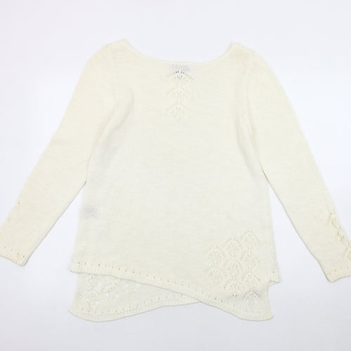 Marks and Spencer Women's Ivory Pullover Jumper Size 12