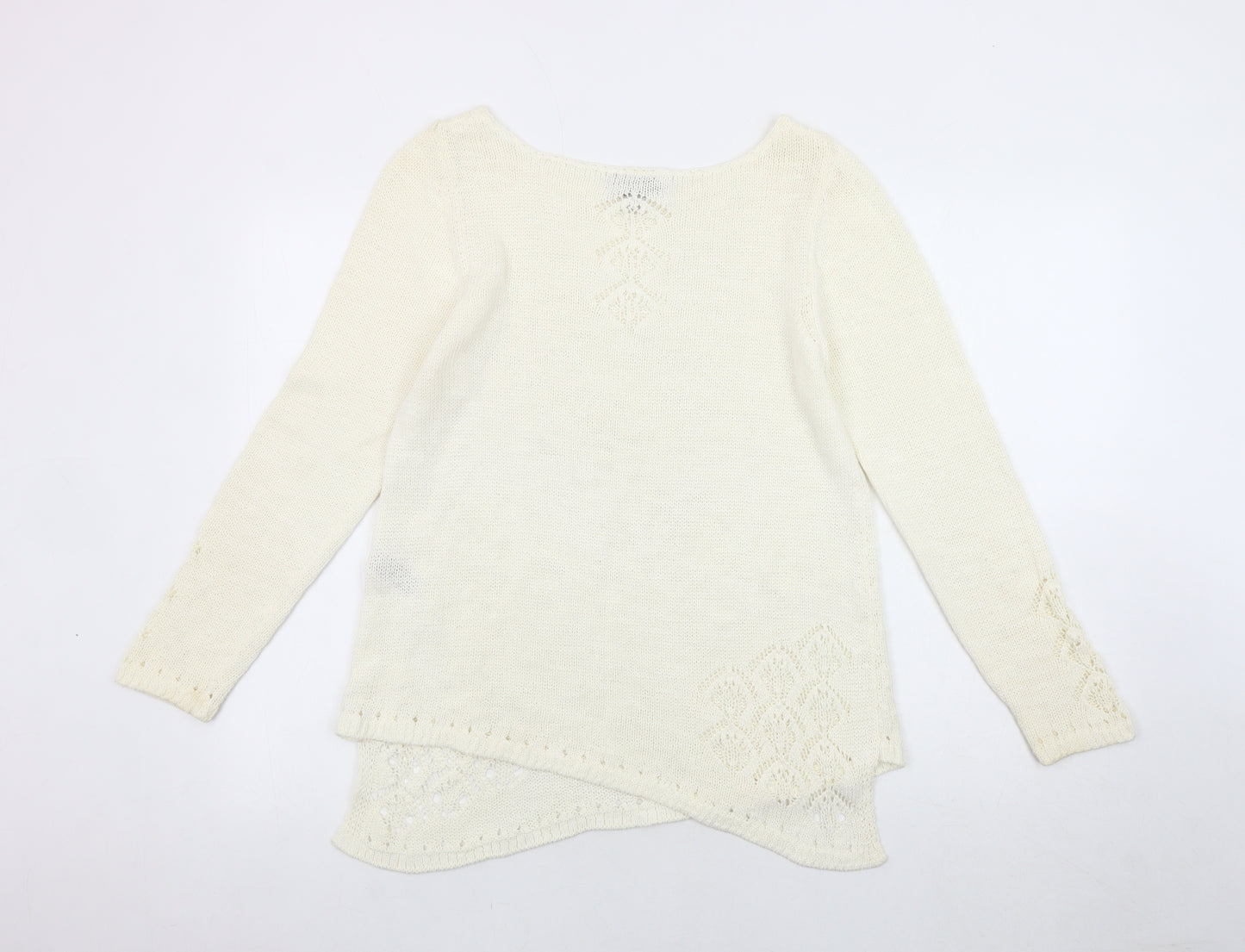 Marks and Spencer Women's Ivory Pullover Jumper Size 12