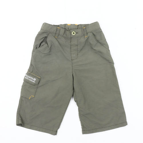 Regatta Boys Green Cargo Shorts, 3-4 Years, Hiking, Casual