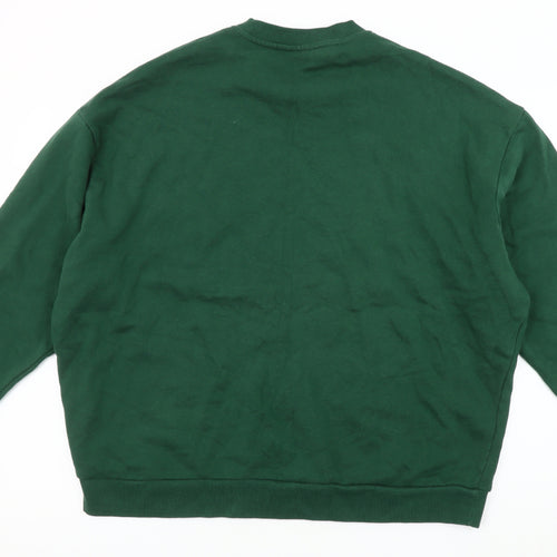 ASOS DESIGN Men's Green XL Pullover Sweatshirt
