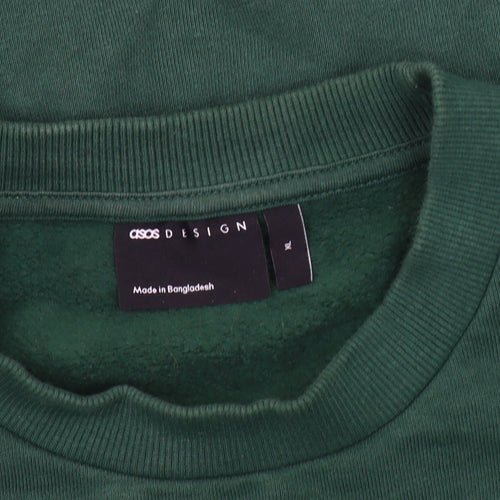 ASOS DESIGN Men's Green XL Pullover Sweatshirt