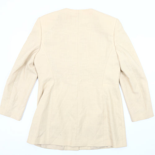 Debenhams Women's Beige Suit Jacket, Size 14, Classic Fit