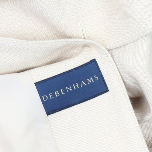 Debenhams Women's Beige Suit Jacket, Size 14, Classic Fit