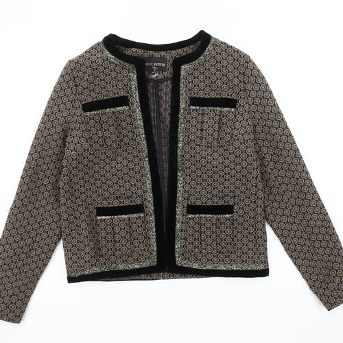Next Women’s Geometric Jacquard Blazer, Size 10 Petite