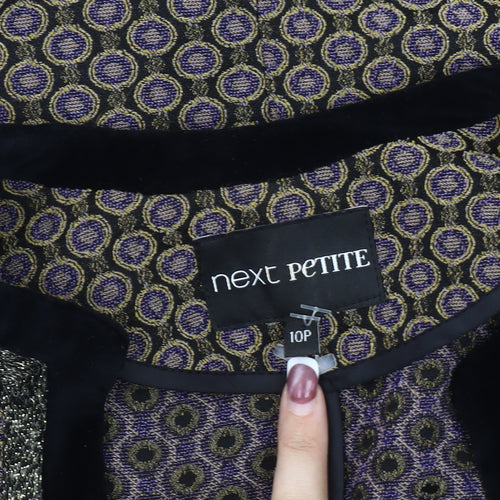 Next Women’s Geometric Jacquard Blazer, Size 10 Petite