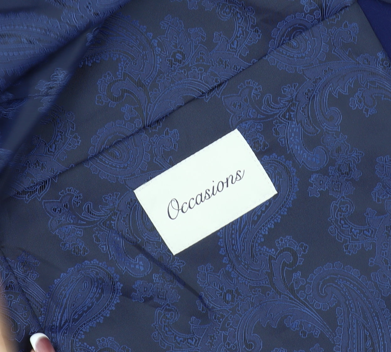 Occasions Men's Blue Waistcoat 42 Regular Fit