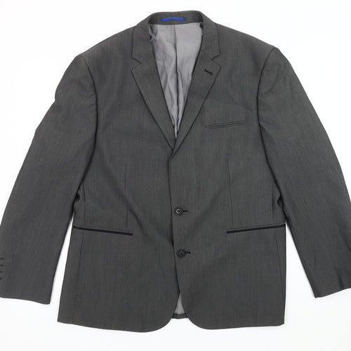 Jones Men's Grey Blazer, 42 S, Formal Jacket