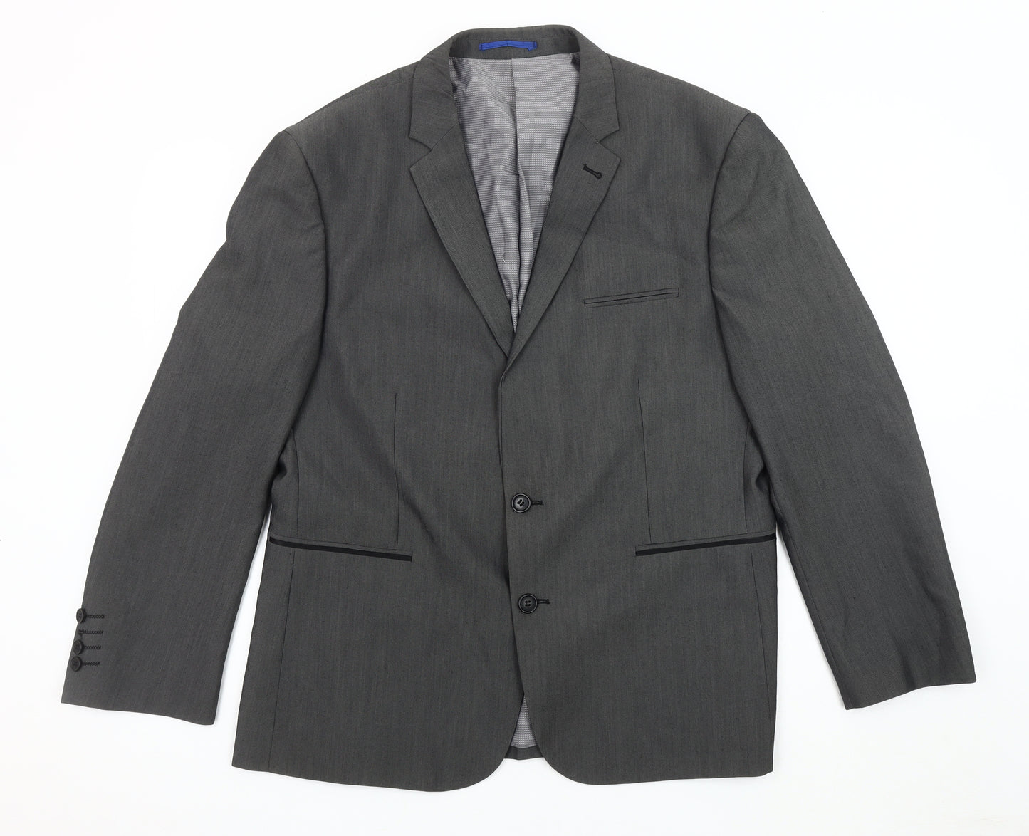 Jones Men's Grey Blazer, 42 S, Formal Jacket