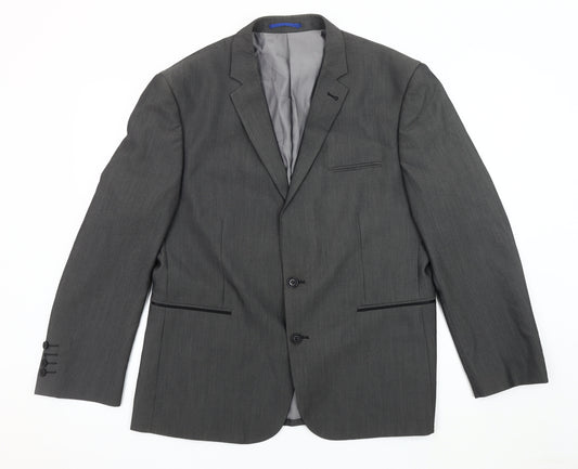 Jones Men's Grey Blazer, 42 S, Formal Jacket
