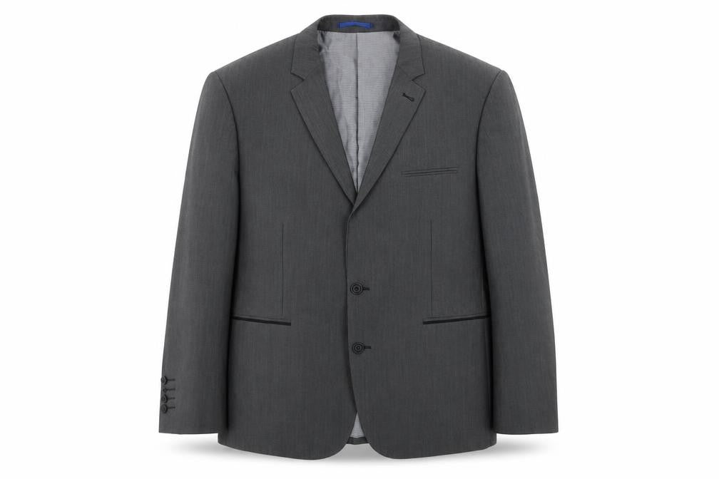 Jones Men's Grey Blazer, 42 S, Formal Jacket