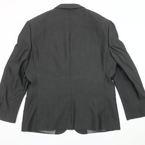 Jones Men's Grey Blazer, 42 S, Formal Jacket