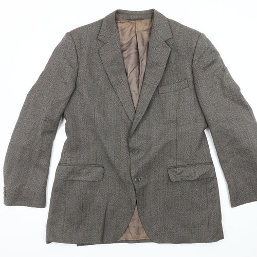 Dunn & Co. Men's Grey Tweed Blazer Jacket 42R