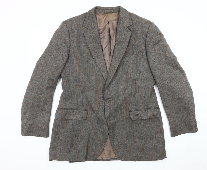 Dunn & Co. Men's Grey Tweed Blazer Jacket 42R